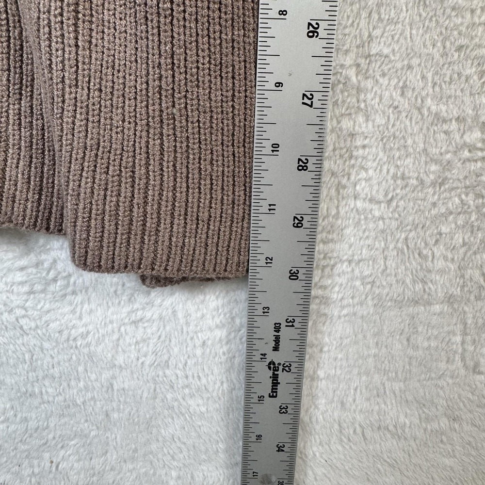 Sincerely Jules Pants Womens Small‎ Brown Ribbed Knit Wide Leg Lounge Sweatpants - Picture 7 of 9